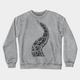 Cthulhu Octopus Tentacle Illustration Under the Deep Sea Crewneck Sweatshirt